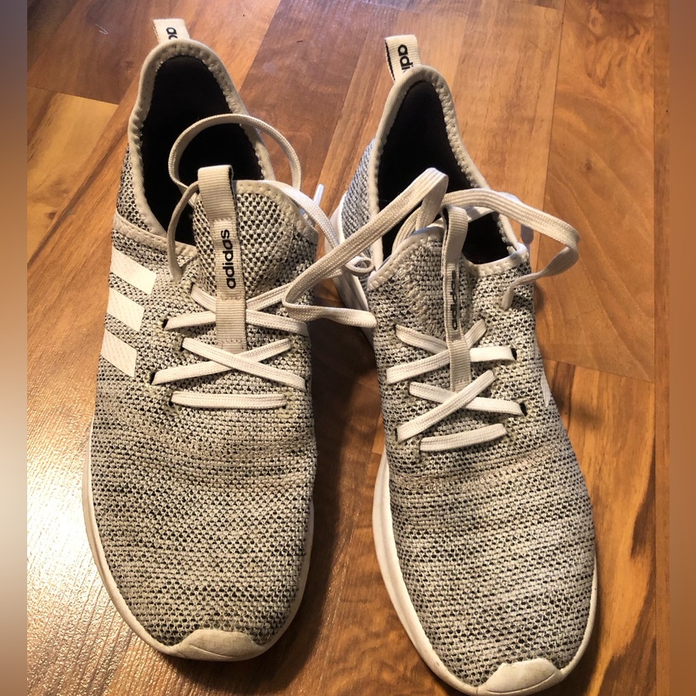 Adidas White Sneakers Size 8